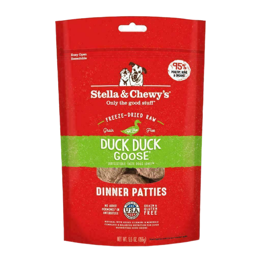 Stella & Chewy's Dog Freeze-Dried Raw, Duck Duck Goose Dinner Patties, 14-oz image number null