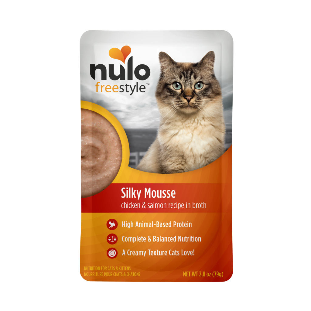 Nulo FreeStyle Cat Silky Mousse Chicken & Salmon Pouch, 2.8-oz image number null