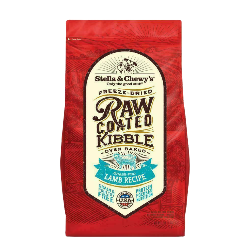 Stella & Chewy's Dog Raw Coated Kibble, Grass Fed Lamb Recipe image number null