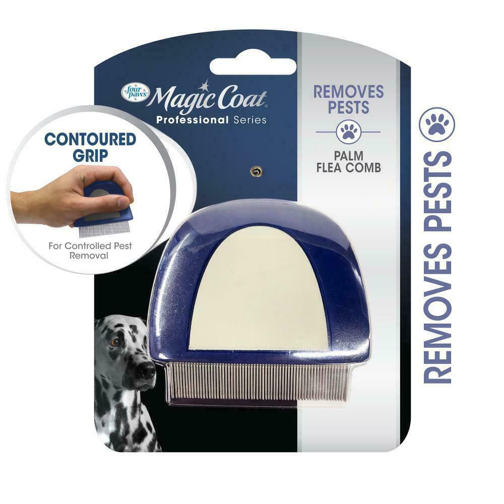 Magic Coat Professional Series Palm Flea Comb For Dogs