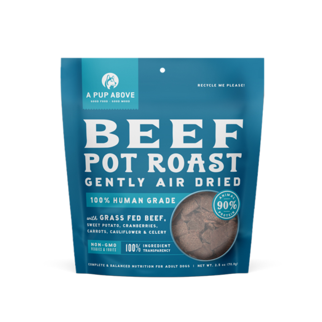 A Pup Above Beef Pot Roast Adult Gently Air Dried Dog Food, 2.5-oz image number null