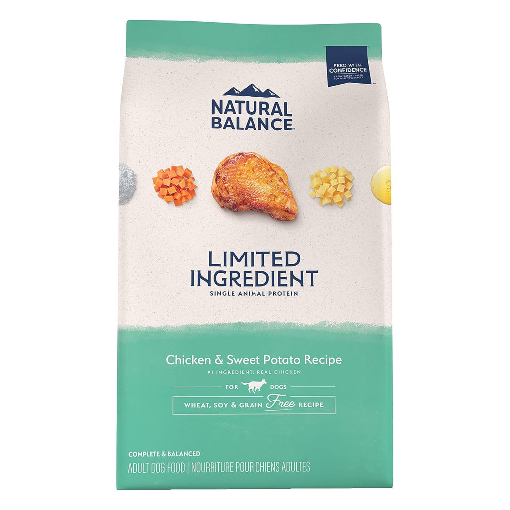 Natural Balance Limited Ingredient Grain Free Chicken & Sweet Potato Recipe Dry Dog Food, 24-lb image number null