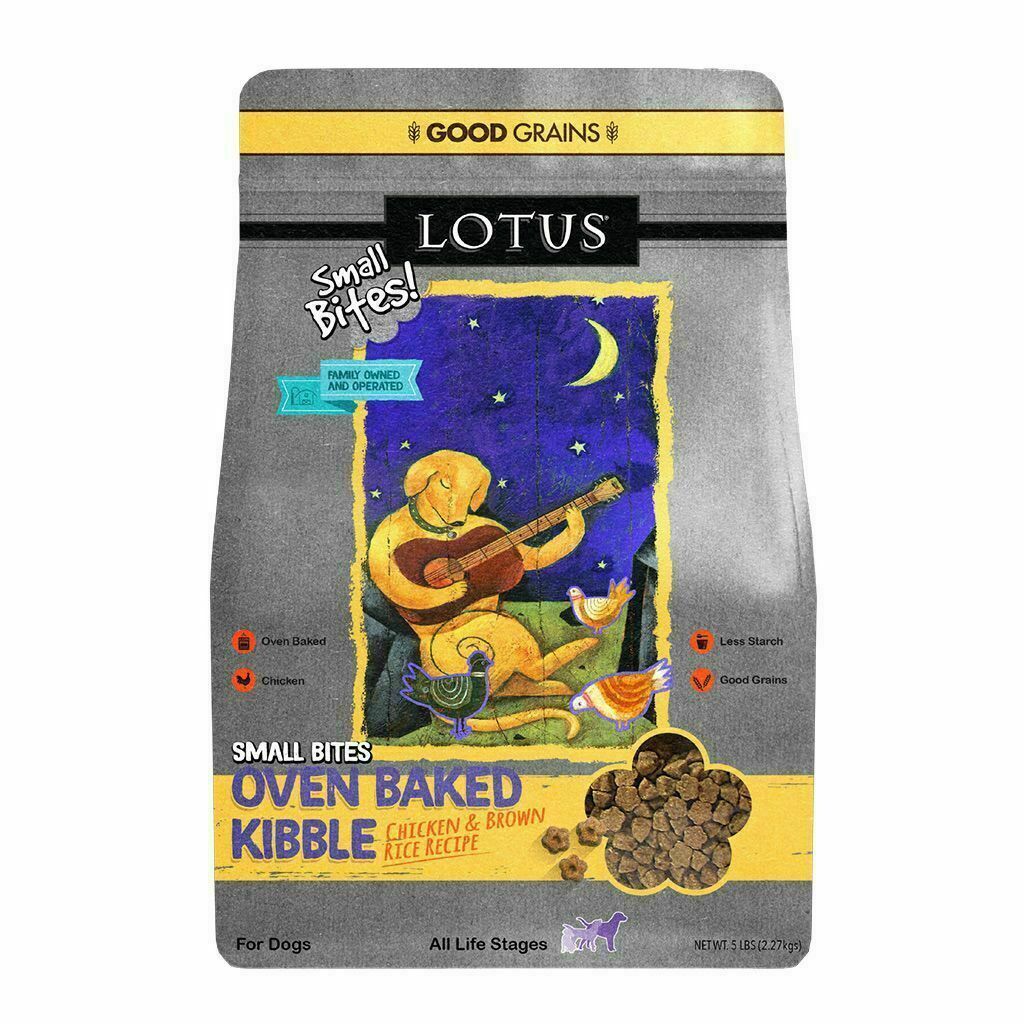 Lotus Small Bites Good Grains Chicken Recipe Dry Dog Food image number null