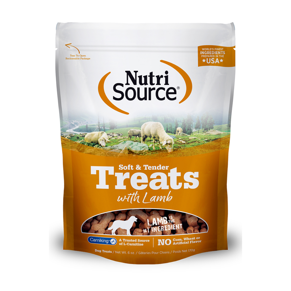 NutriSource Soft & Tender Lamb Dog Treats, 6-oz image number null