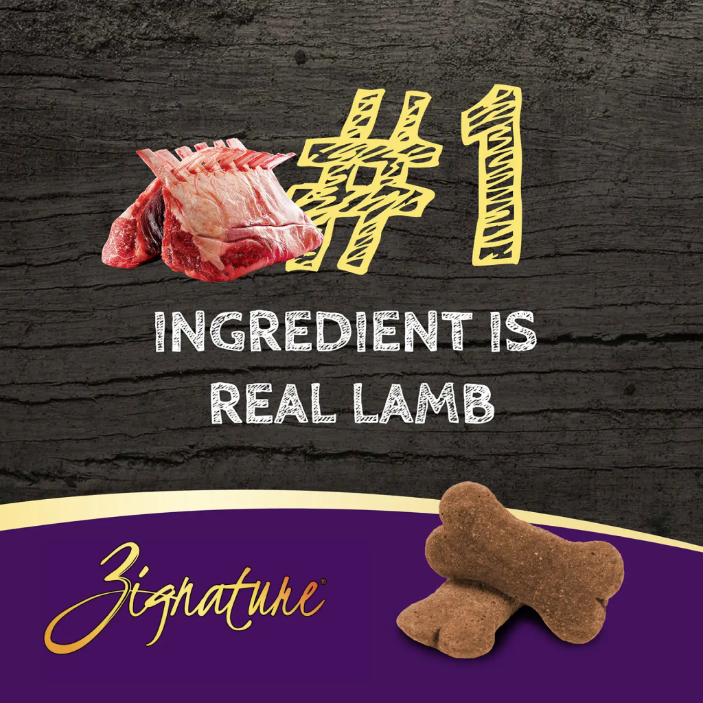 Zignature Lamb Formula Biscuit Treats For Dogs image number null