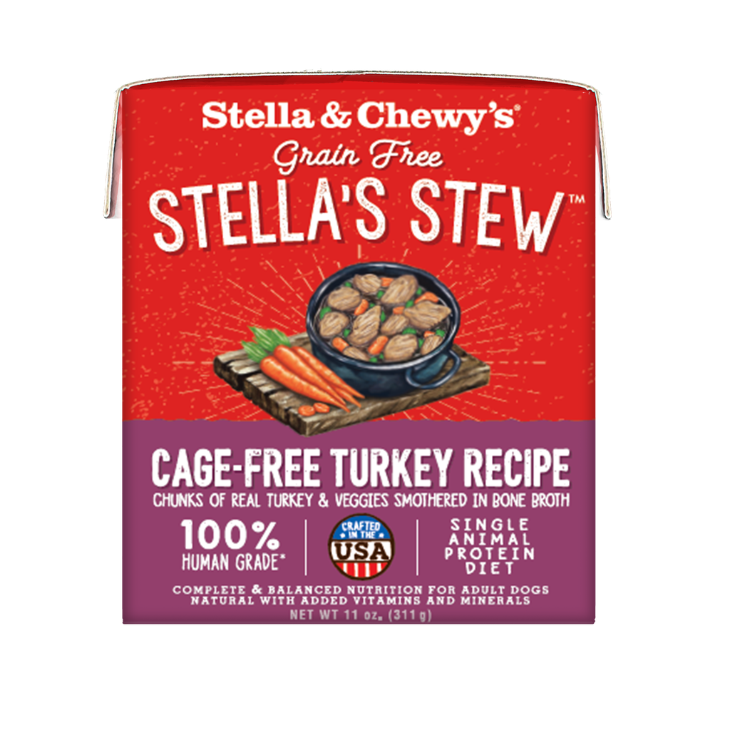 Stella & Chewy's Dog Stella's Stew, Cage Free Turkey Recipe, 11 Fluid-oz image number null