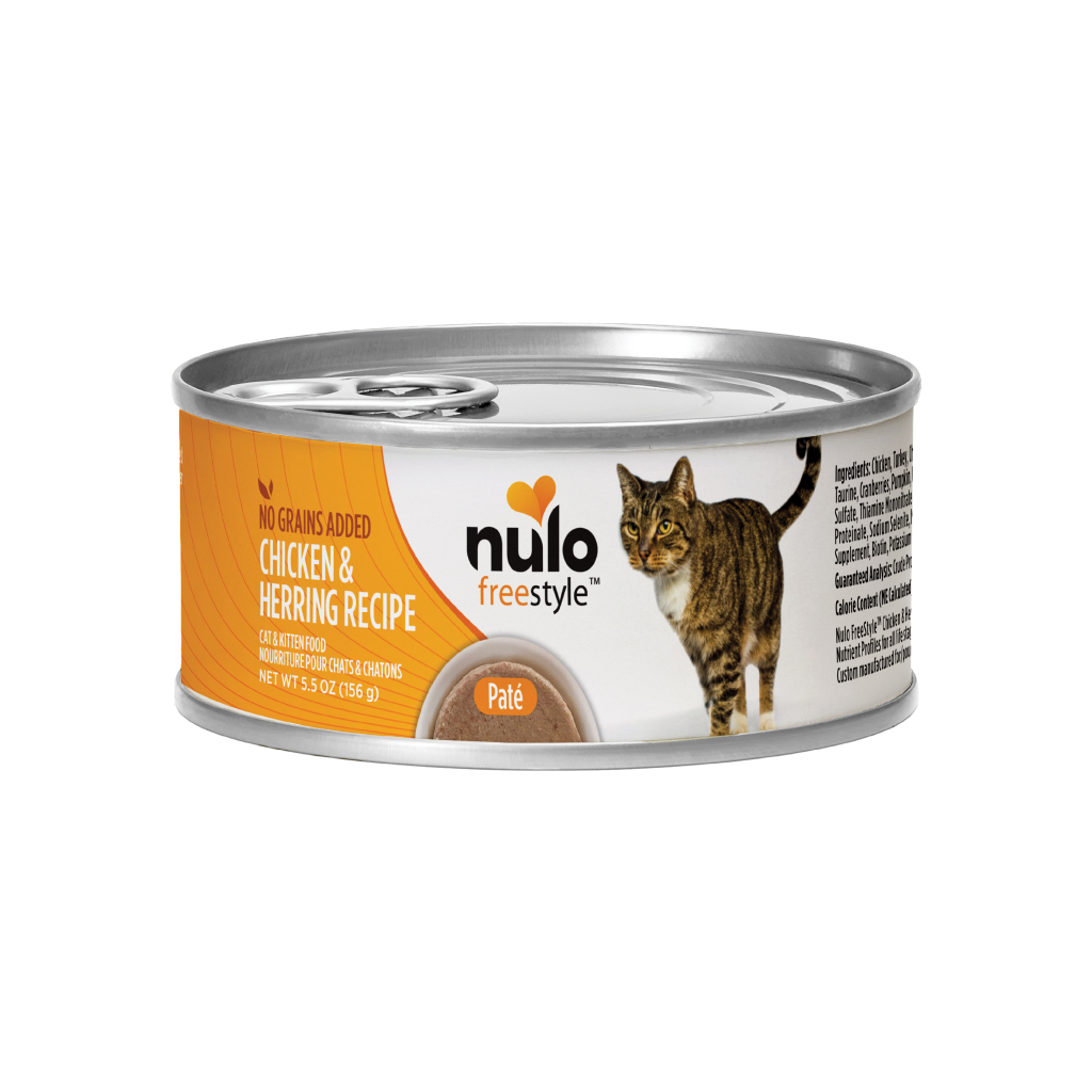 Nulo FreeStyle Cat Grain-Free Chicken & Herring Can, 5.5-oz image number null