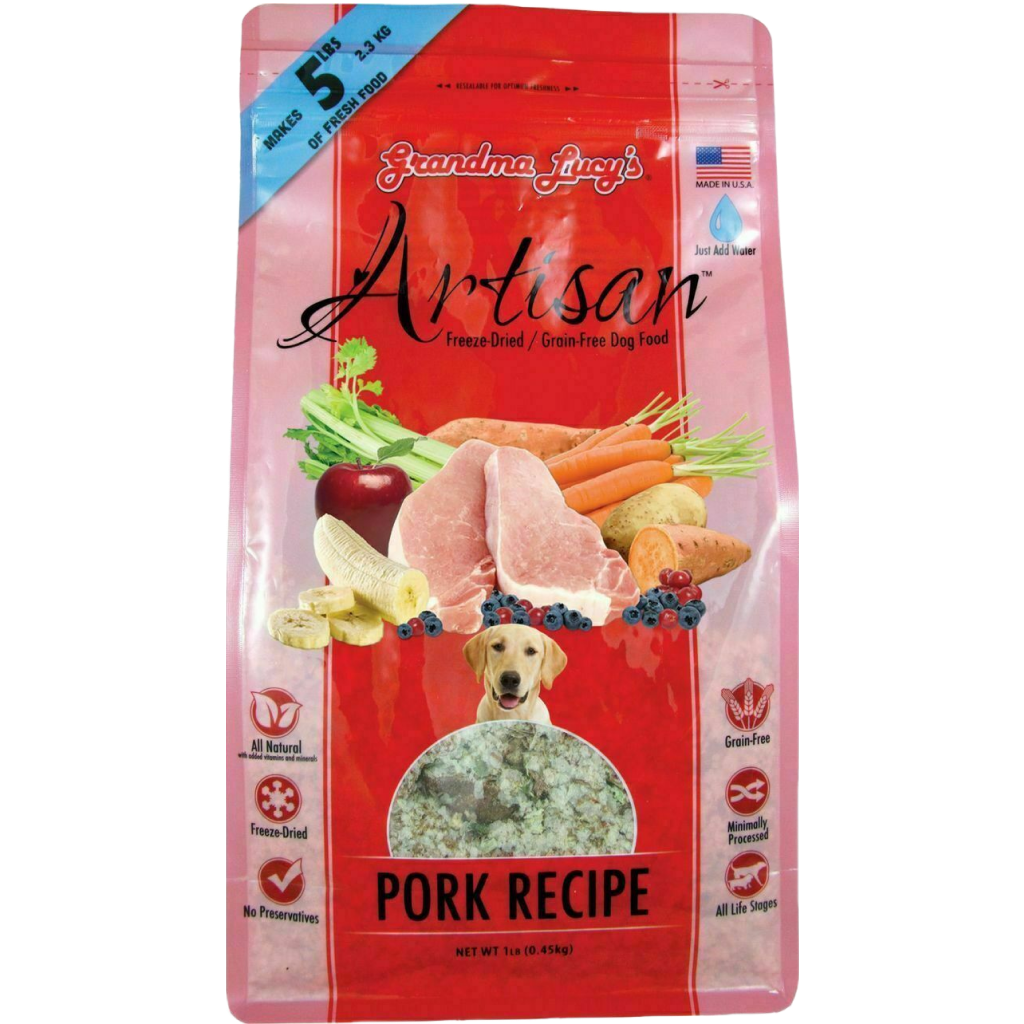 Artisan Pork Dog Food, 10-lb image number null