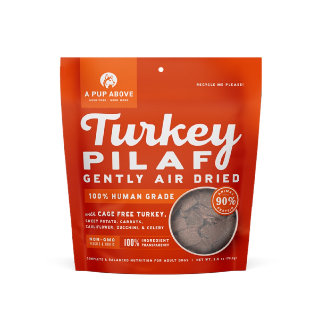 A Pup Above Turkey Pilaf Adult Gently Air Dried Dog Food, 2.5-oz image number null