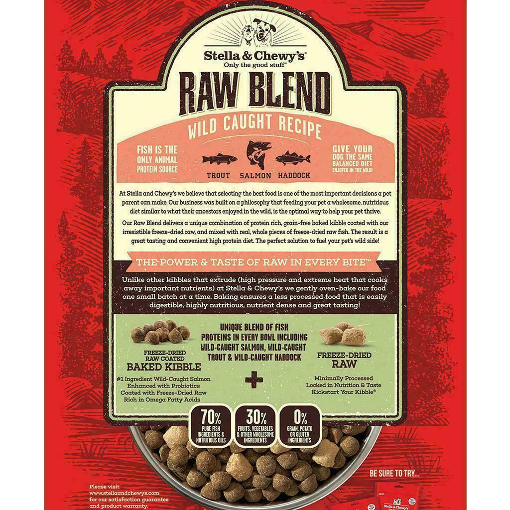 Stella & Chewy's Dog Raw Blend Kibble, Wild Caught Recipe image number null