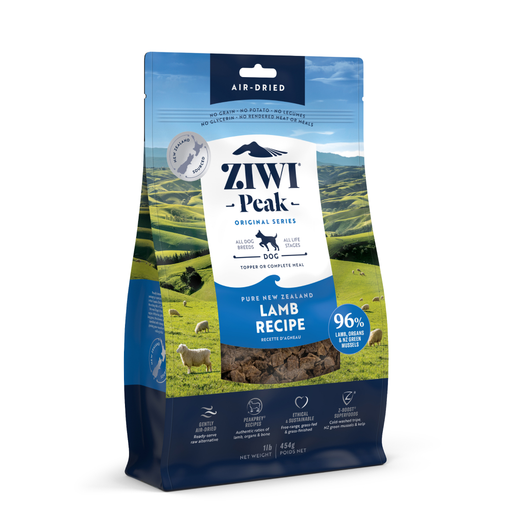 ZIWI Peak Air-Dried Lamb Recipe Dog Food, 1-lb image number null