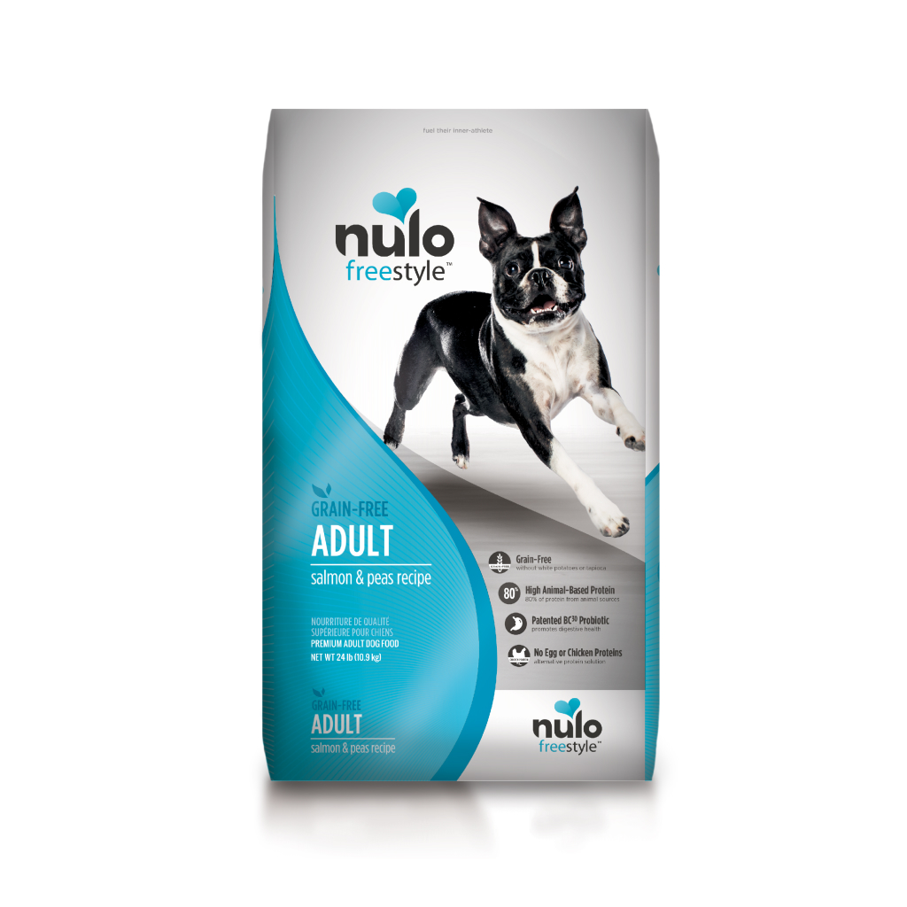 Nulo FreeStyle Adult Dog Grain-Free Salmon & Peas Bag, 24-lb image number null