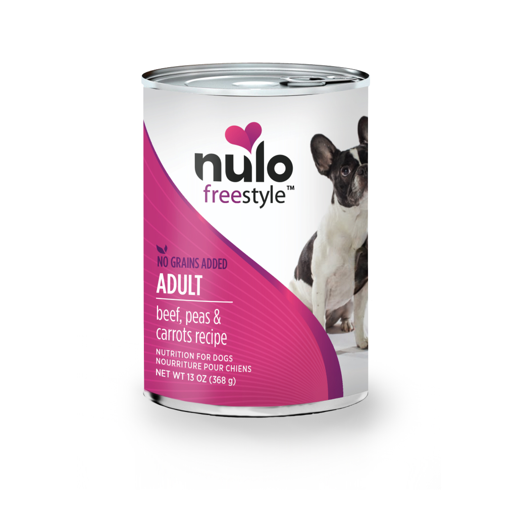 Nulo FreeStyle Dog Grain-Free Beef, Peas, & Carrots Can, 13-oz image number null