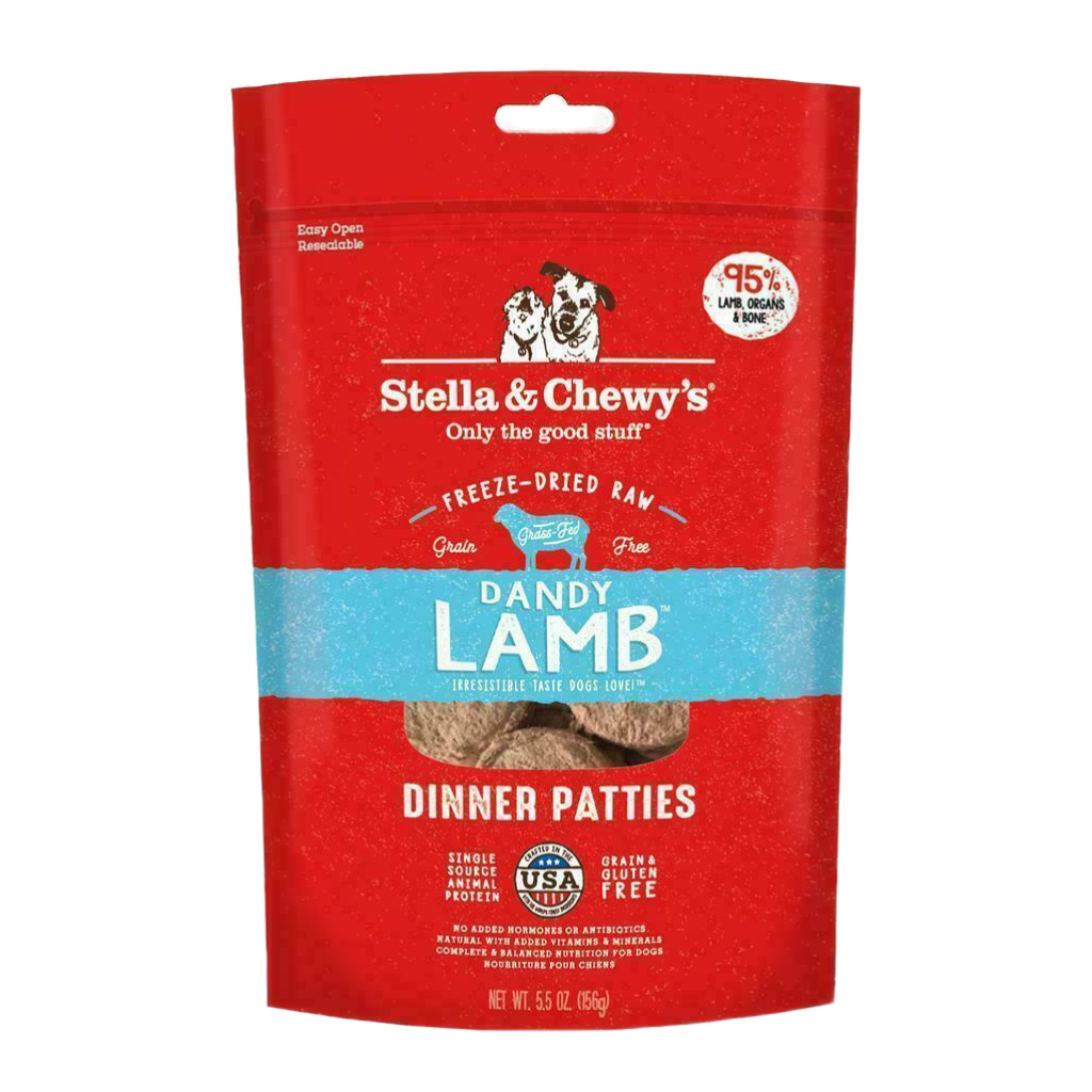 Stella & Chewy's Dog Freeze-Dried Raw, Dandy Lamb Dinner Patties, 25-oz image number null