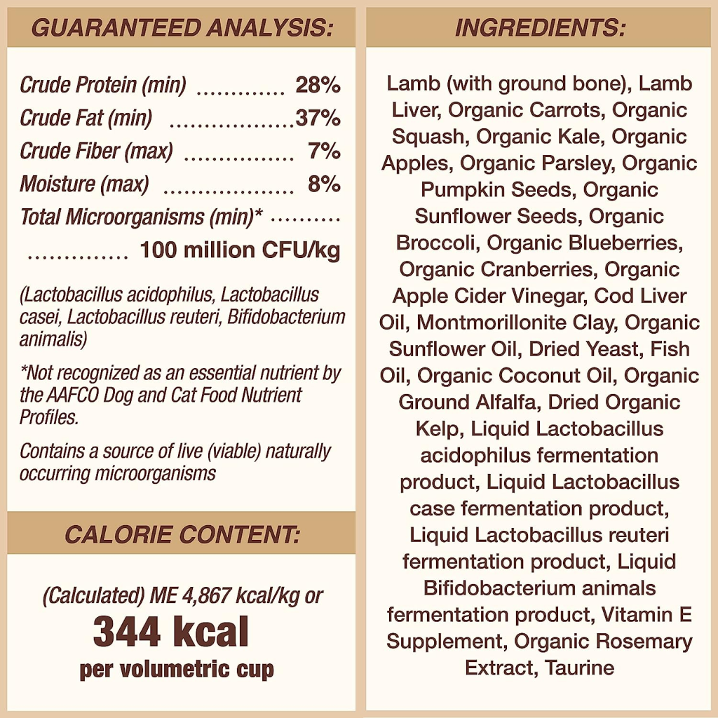 Primal Canine Freeze-Dried Raw Pronto Lamb Recipe, 25-oz image number null