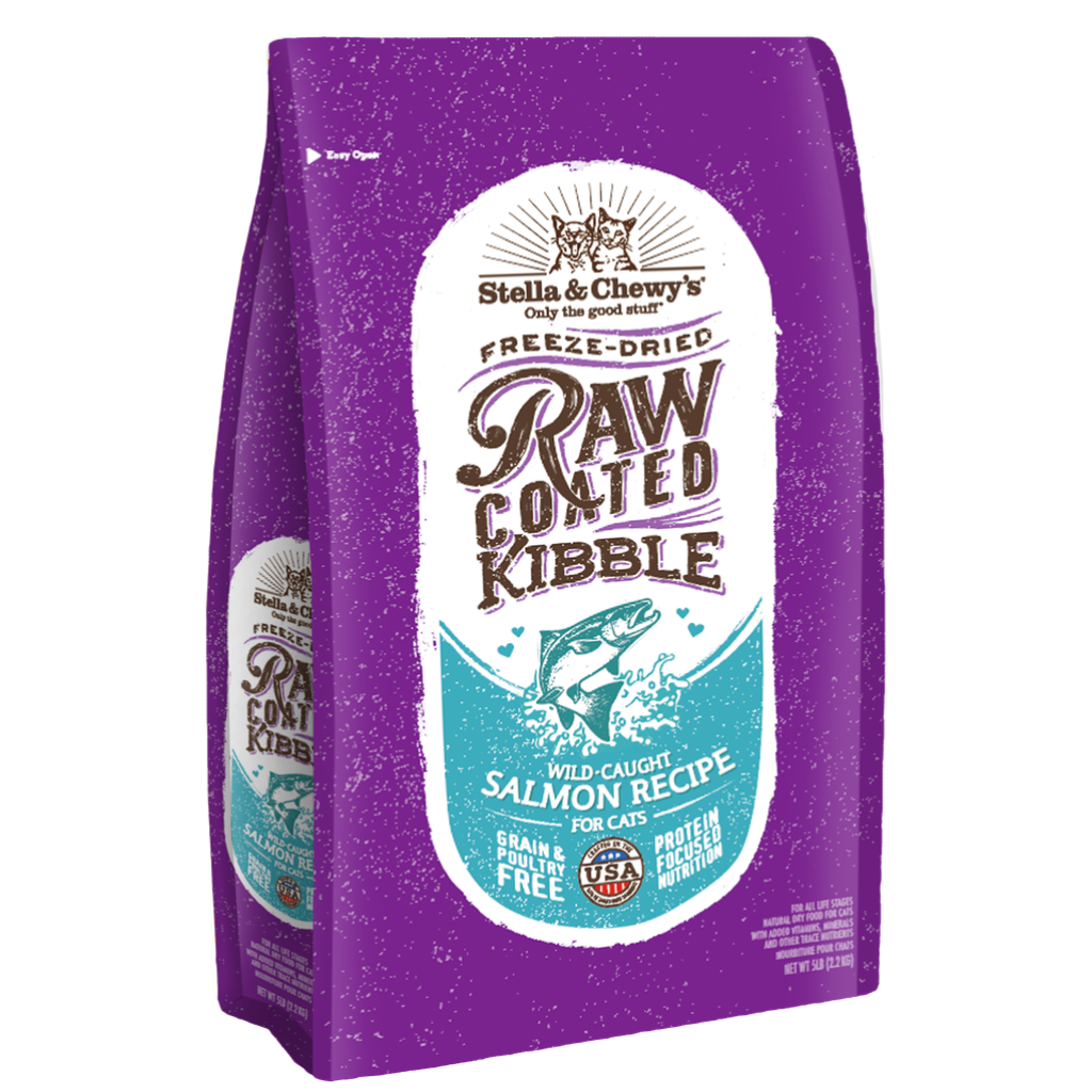 Buy Stella Chewy s Cat Raw Coated Kibble Wild Caught Salmon