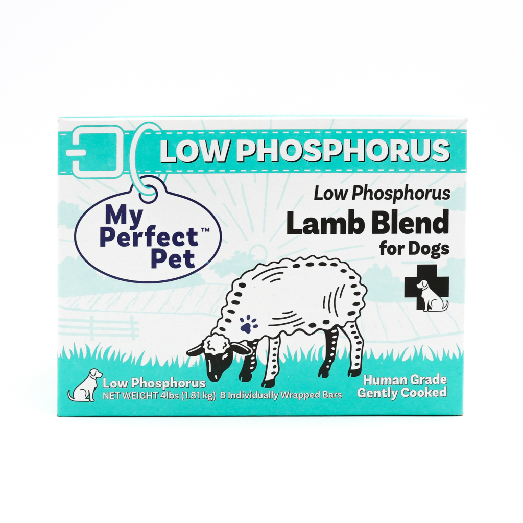 FROZEN My Perfect Pet Low Phosphorus Lamb Gently Cooked Dog Food 8 pack 4 lb