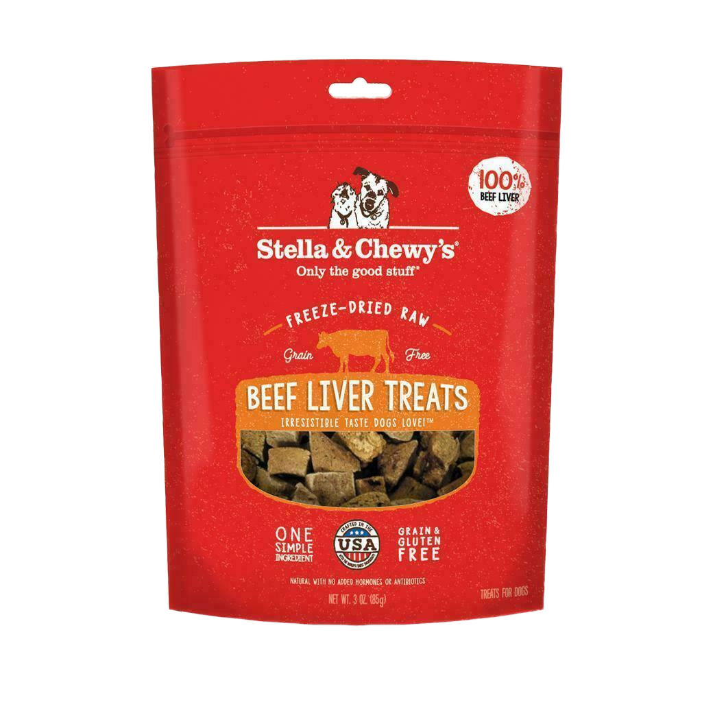 Stella & Chewy's Freeze-Dried Raw Beef Liver Treats, 3-oz image number null