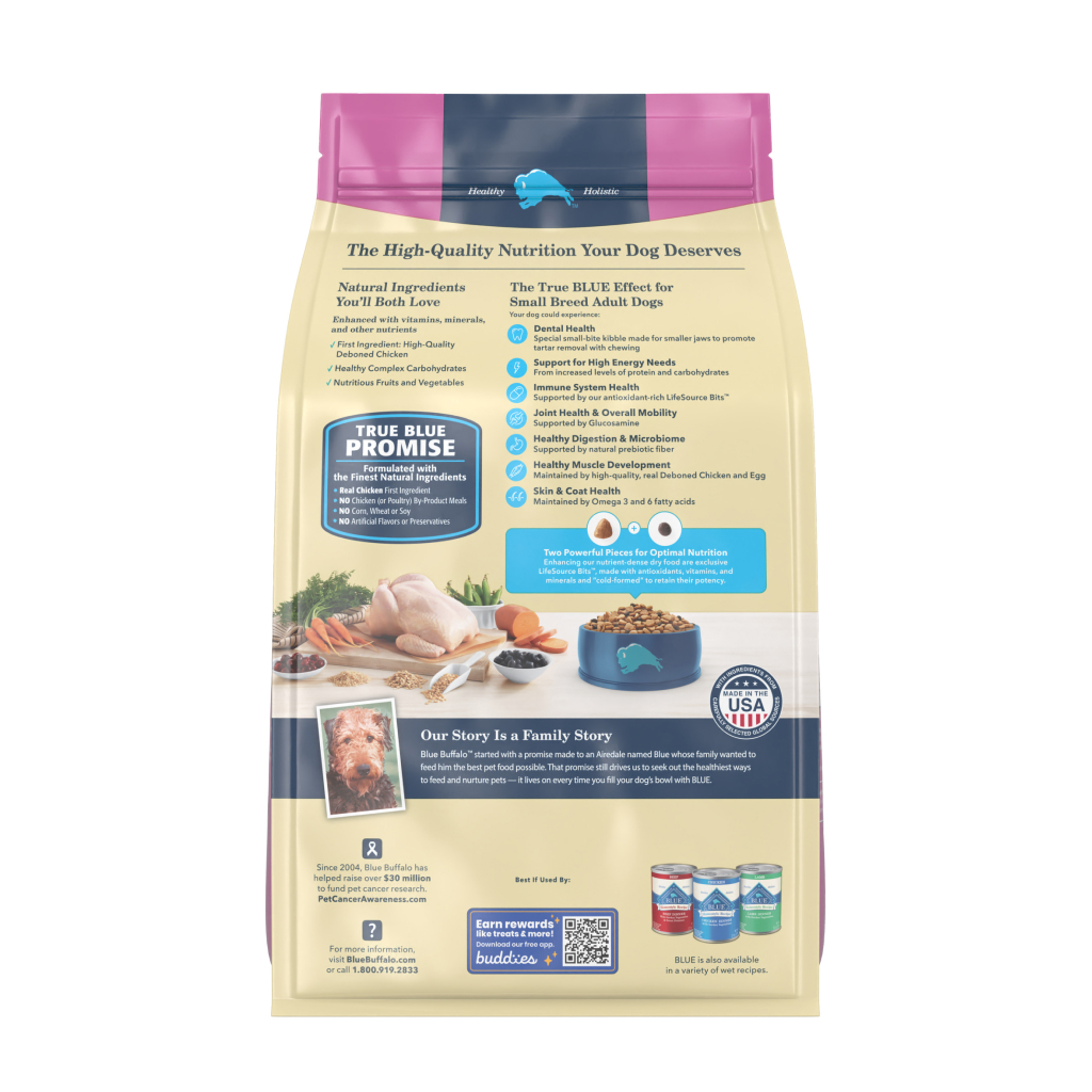 Blue Buffalo Life Protection Formula Small Breed Chicken & Brown Rice Recipe Adult Dry Dog Food, 5-lb image number null