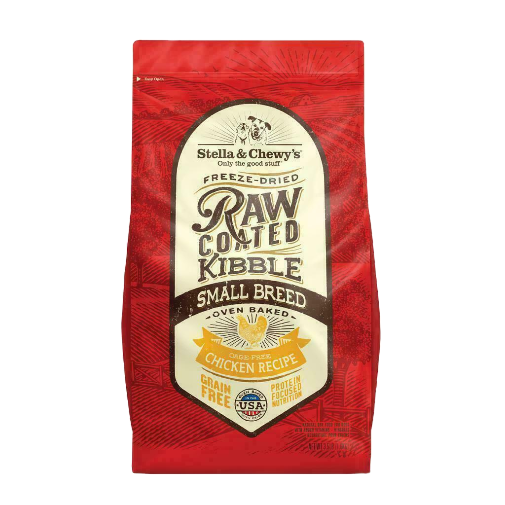 Stella & Chewy's Dog Raw Coated Kibble, Cage-Free Chicken For Small Breeds, 3.5-lb image number null