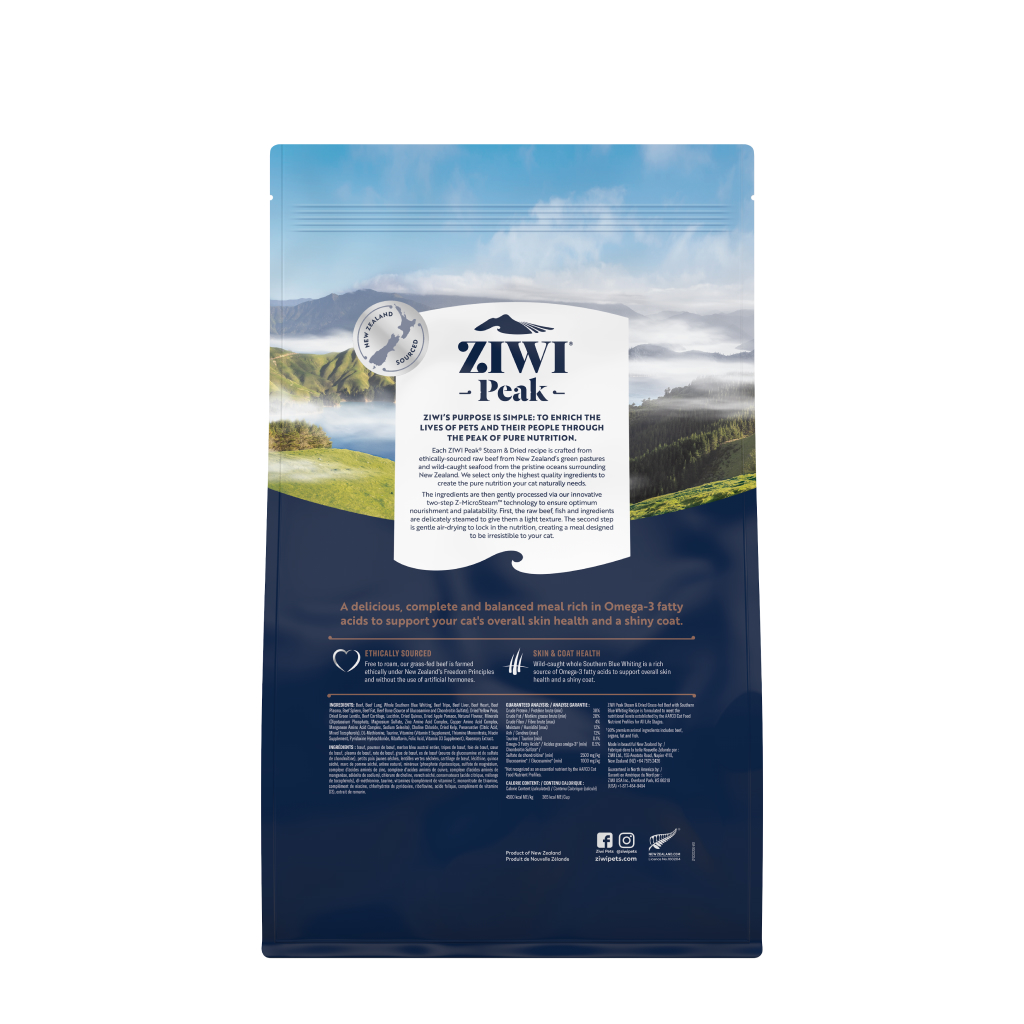 Ziwi Peak Steam & Dried South Pacific Fish Recipe Cat Food, 4.9-lb image number null