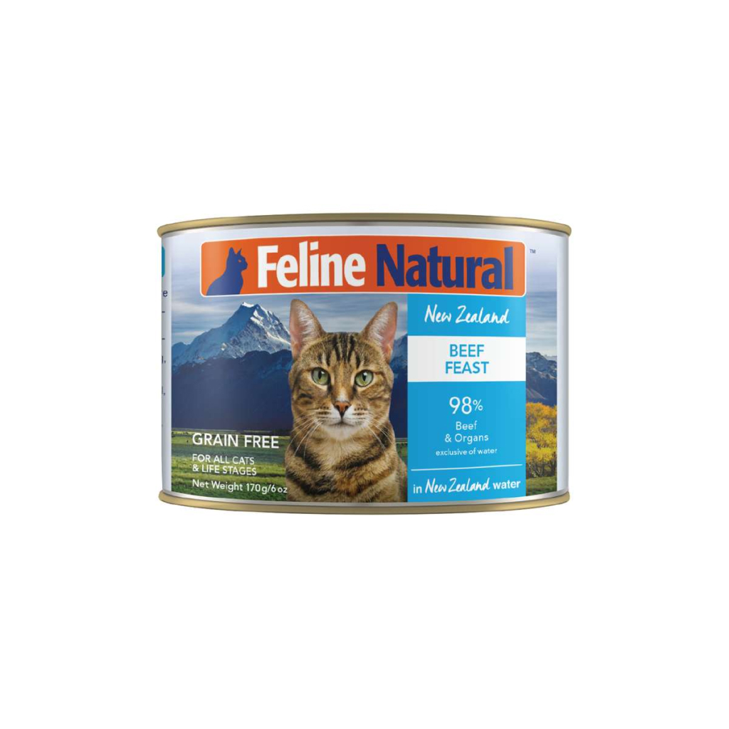 Feline Natural Beef Feast Cat Can, 6-oz image number null