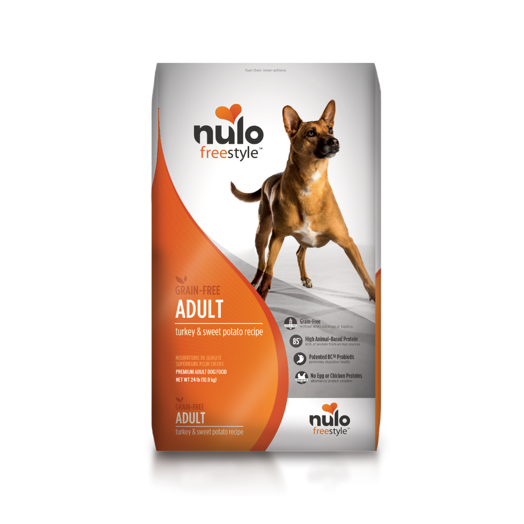 Nulo FreeStyle Adult Dog Grain-Free Turkey & Sweet Potato Bag, 24-lb image number null