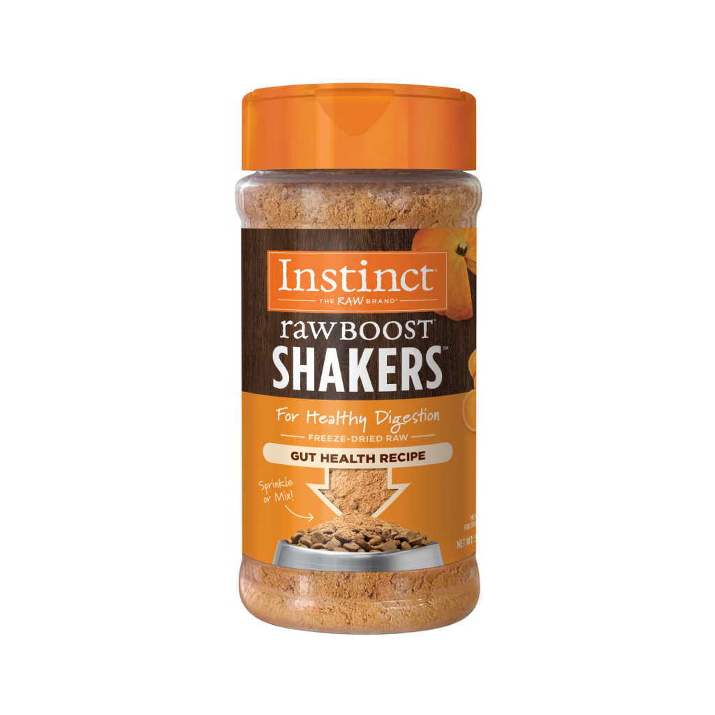 Instinct Freeze-Dried Raw Boost Shakers Grain-Free Gut Health Recipe Dog Food Topper, 5.5-oz image number null