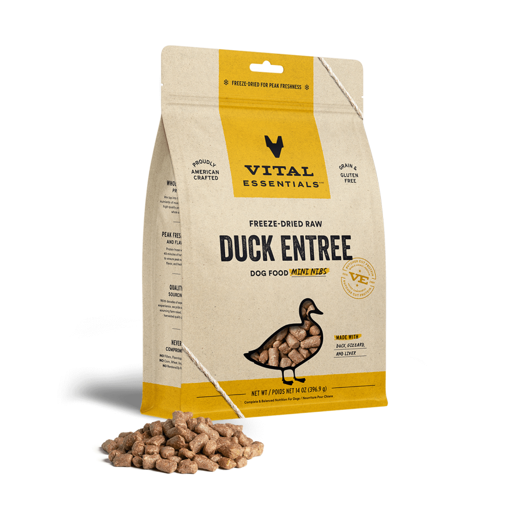 Freeze-Dried Duck Mini-Nibs Dog Entree image number null