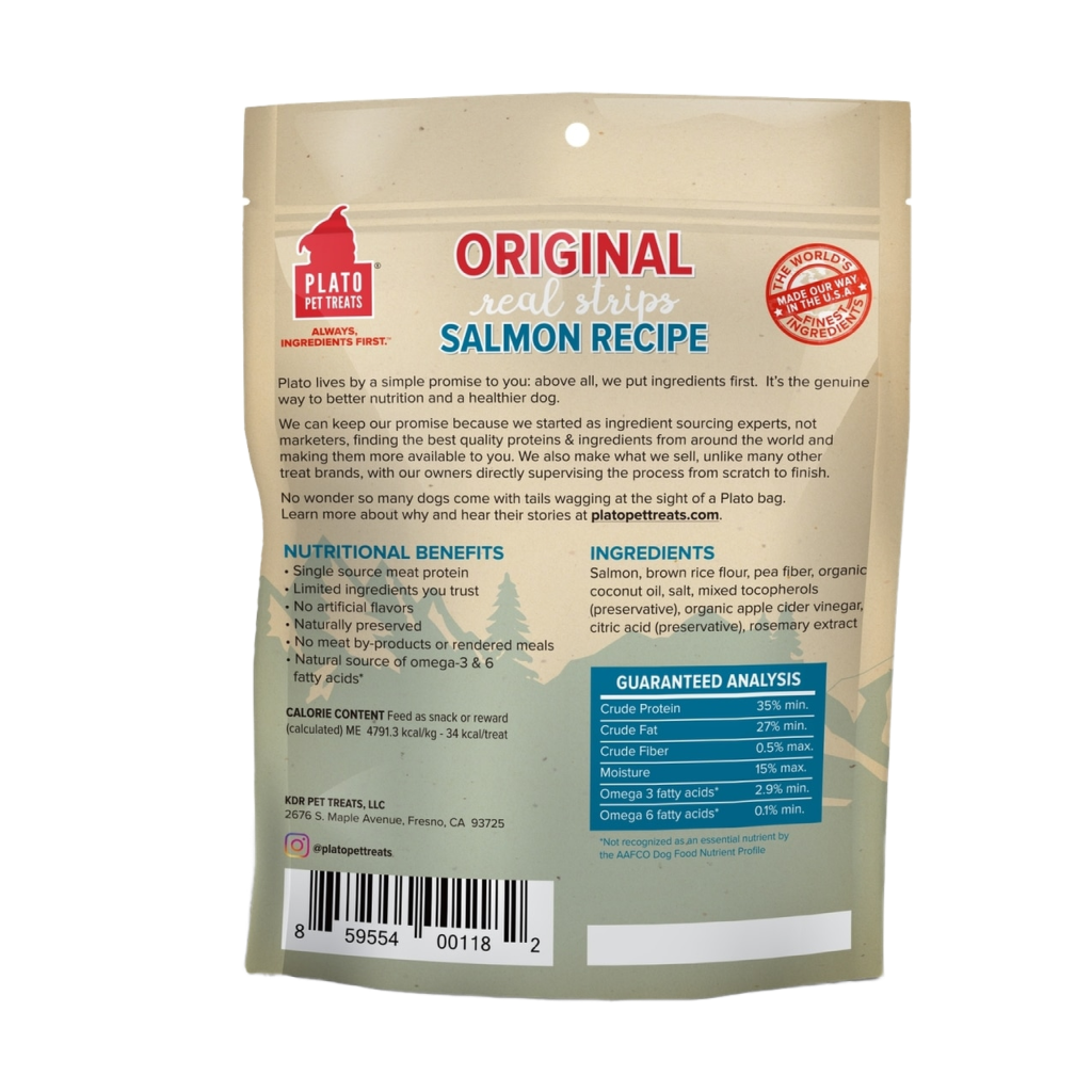 Original Real Strips Salmon 6-oz image number null