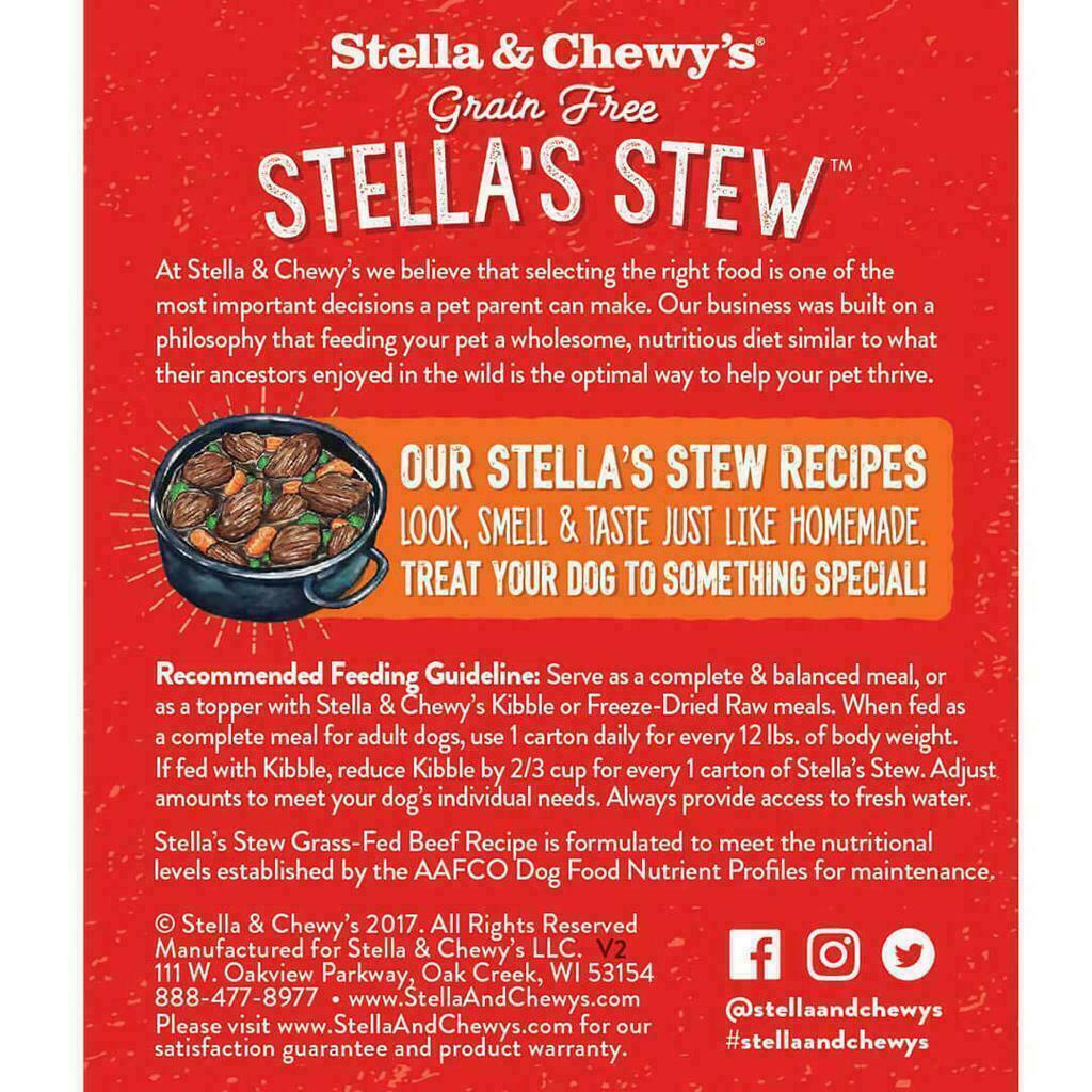 Stella & Chewy's Dog Stella's Stew, Grass Fed Beef Recipe, 11 Fluid-oz image number null