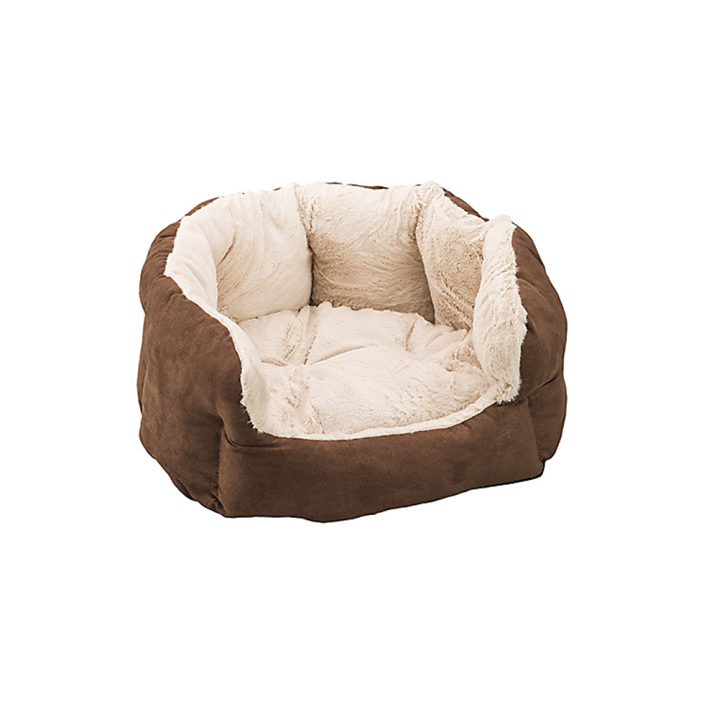 Ethical Products Sleep Zone Reversible Cushion Cuddler Chocolate Dog Bed, 18" image number null