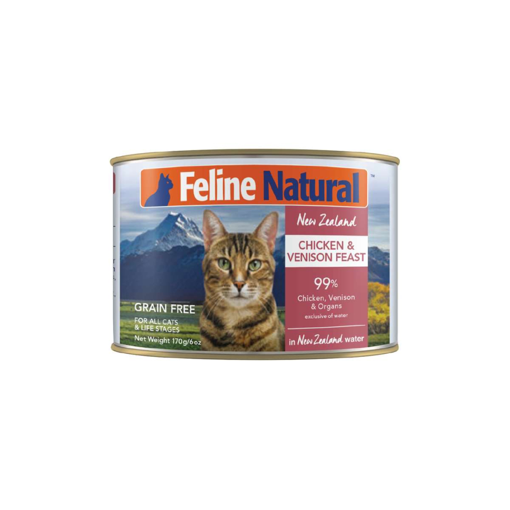 Feline Natural Chicken & Venison Feast Cat Can, 6-oz image number null