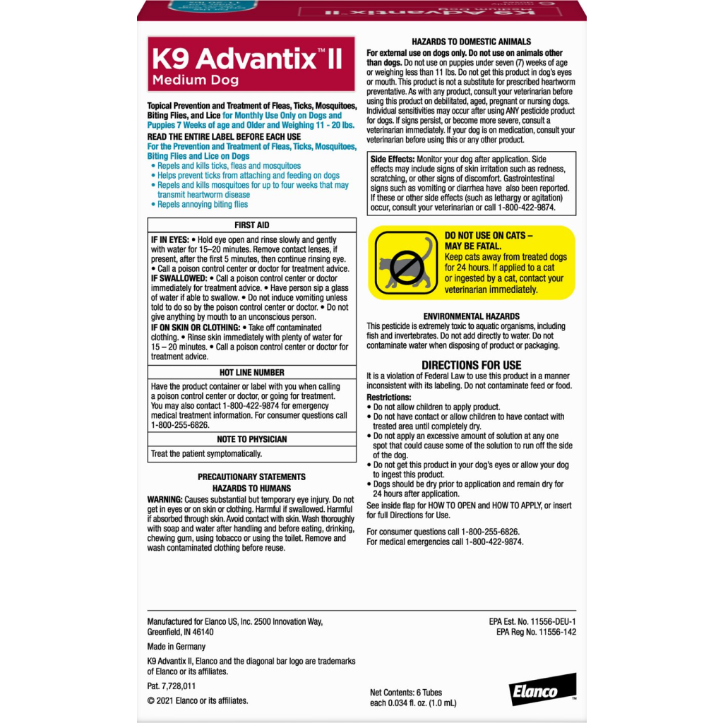 K9 Advantix II Medium Dog image number null