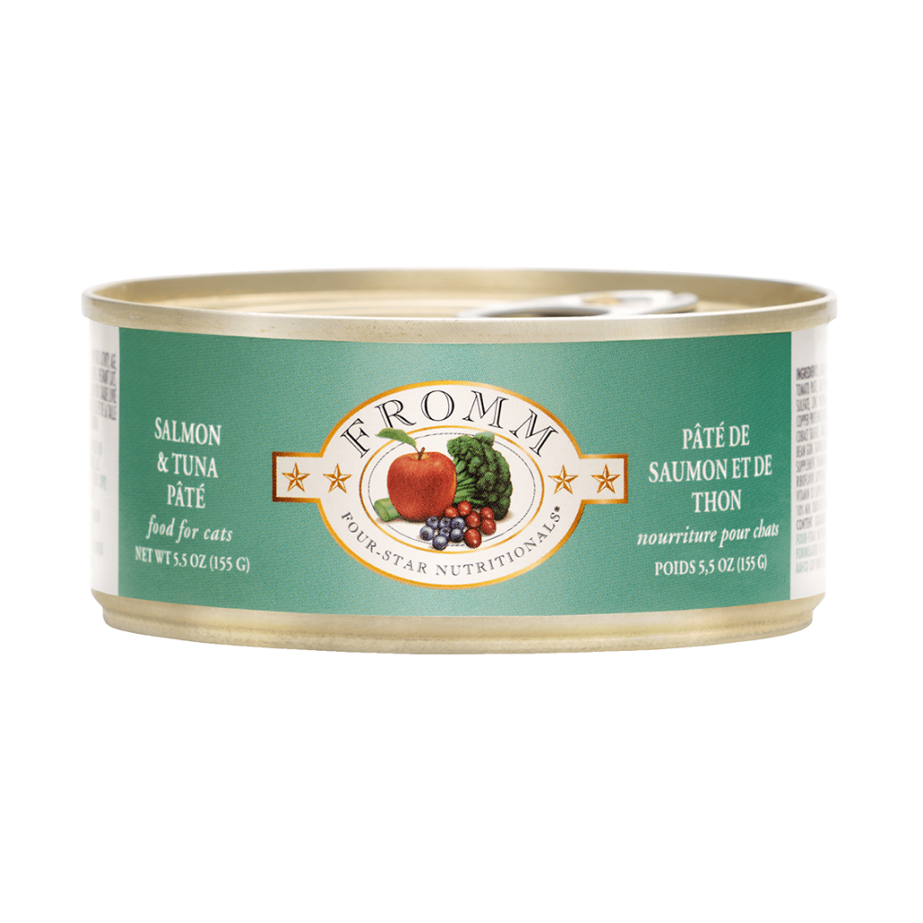 Fromm Four-Star Salmon & Tuna Pâté for Cats Can, 3-oz image number null