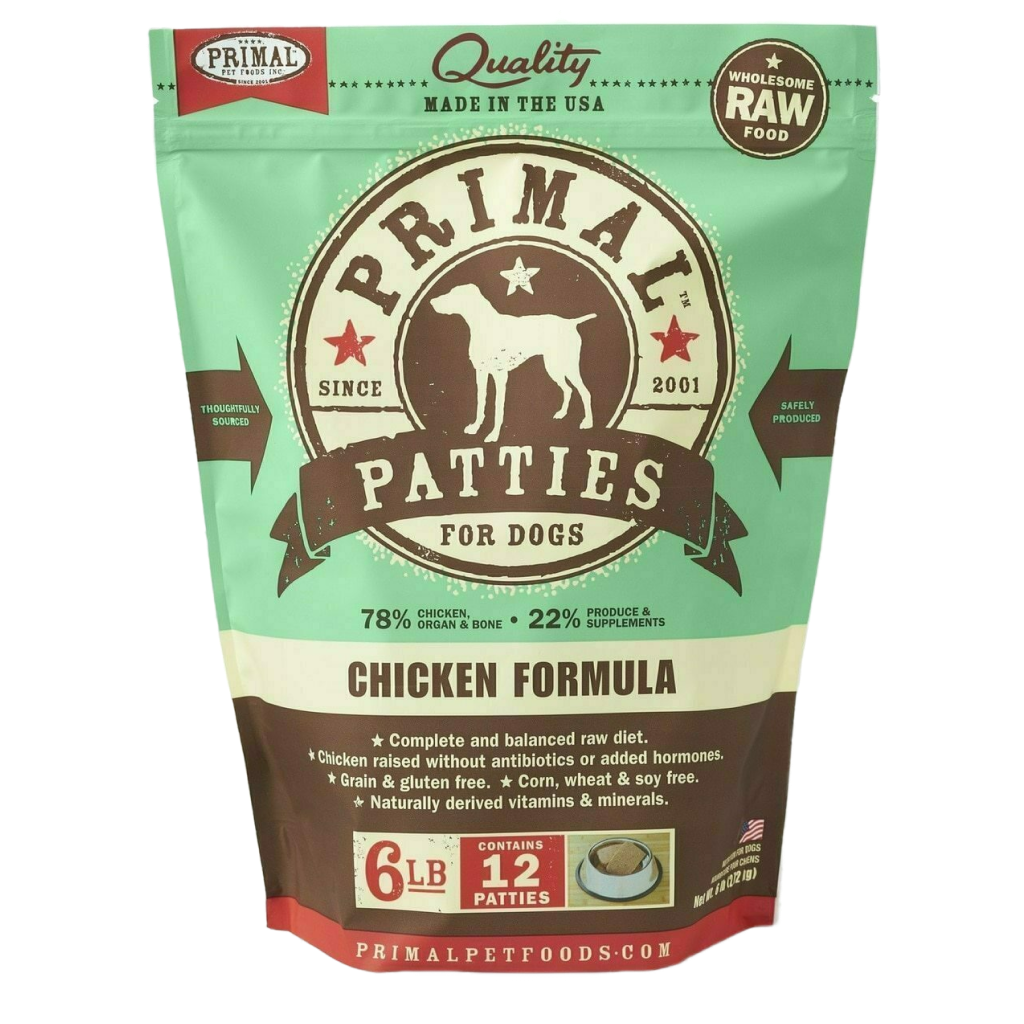 Frozen Canine Chicken Formula Patties 6-lb image number null