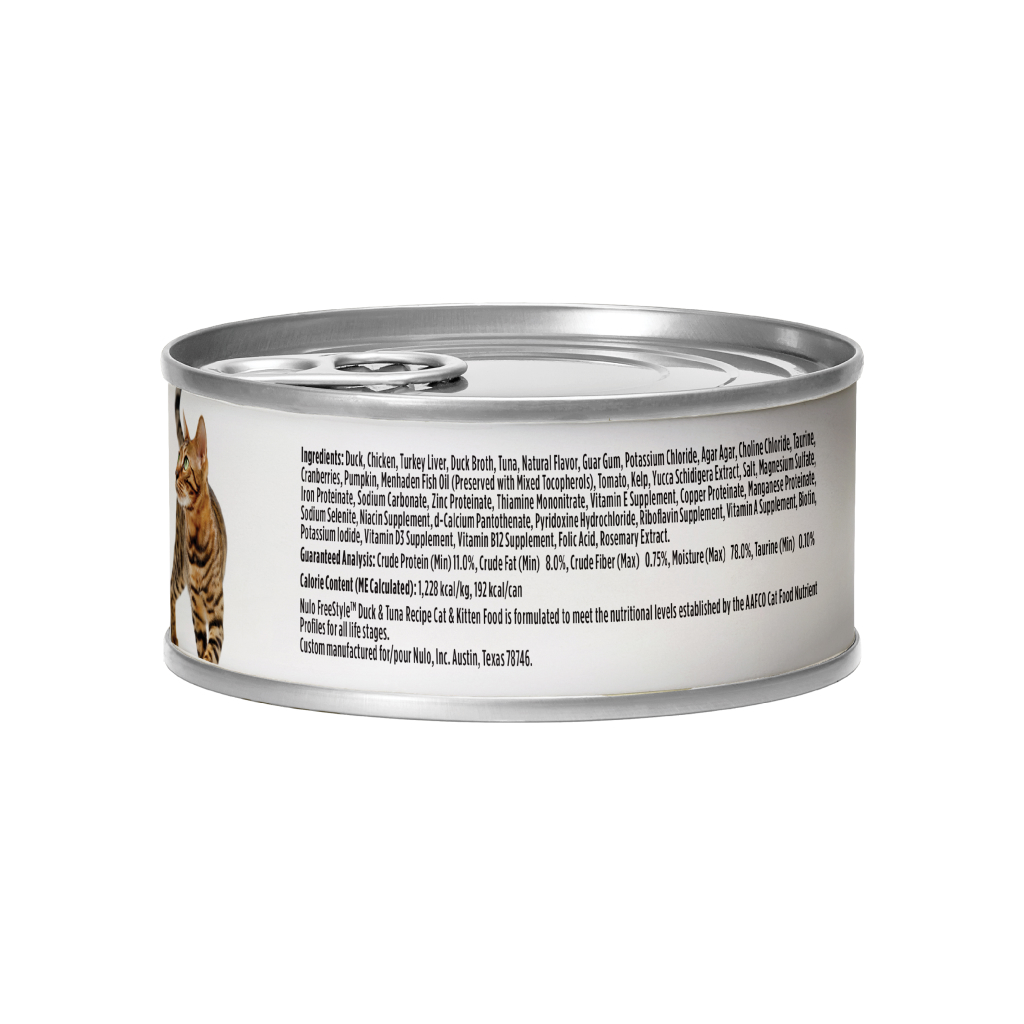 Nulo FreeStyle Cat Grain-Free Duck & Tuna Can, 5.5-oz image number null