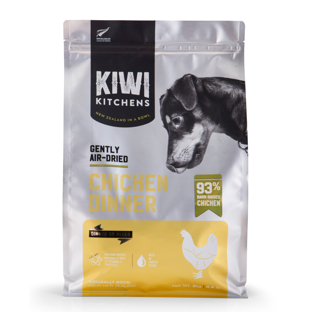 Kiwi Kitchens Gently Air-Dried Chicken Dinner Dog Food, 4.4-lb image number null