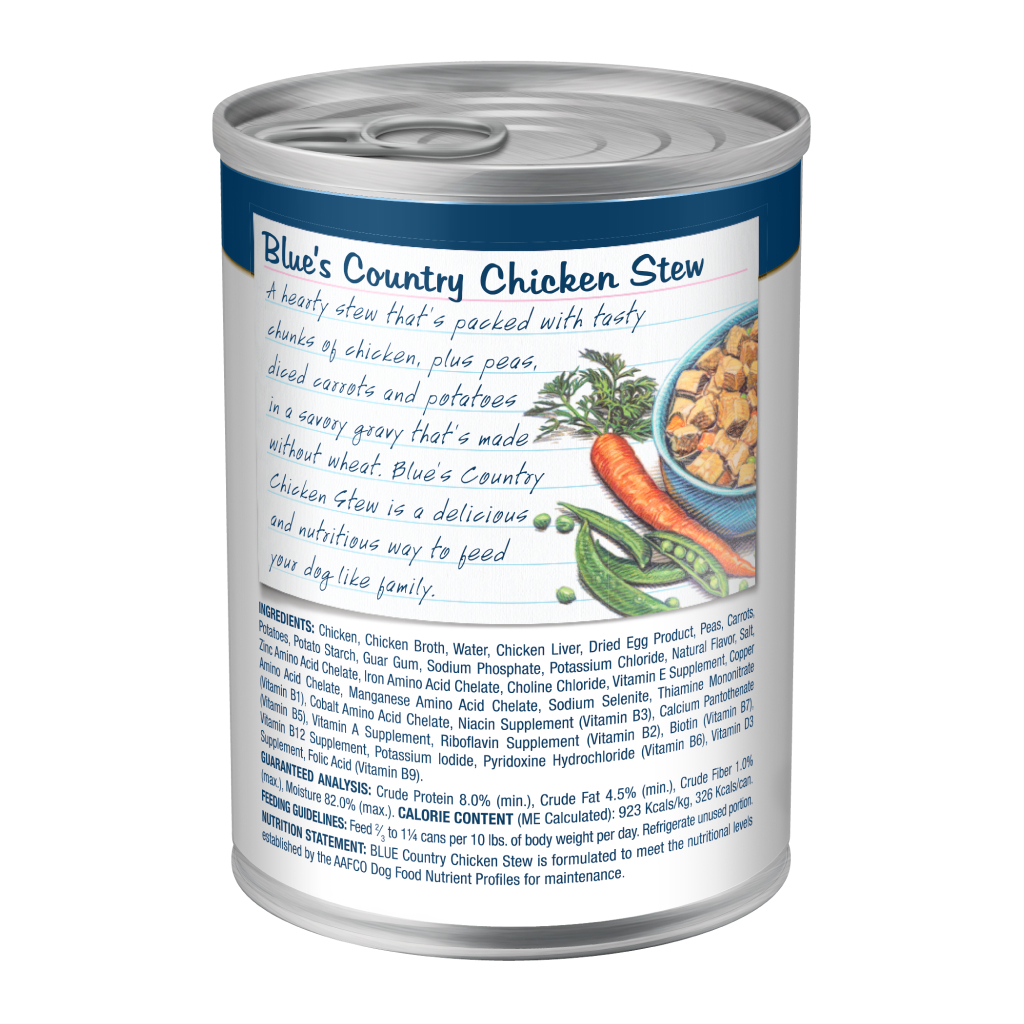 Blue Buffalo Blue's Stew Country Chicken Stew Adult Wet Canned Dog Food, 12.5-oz image number null