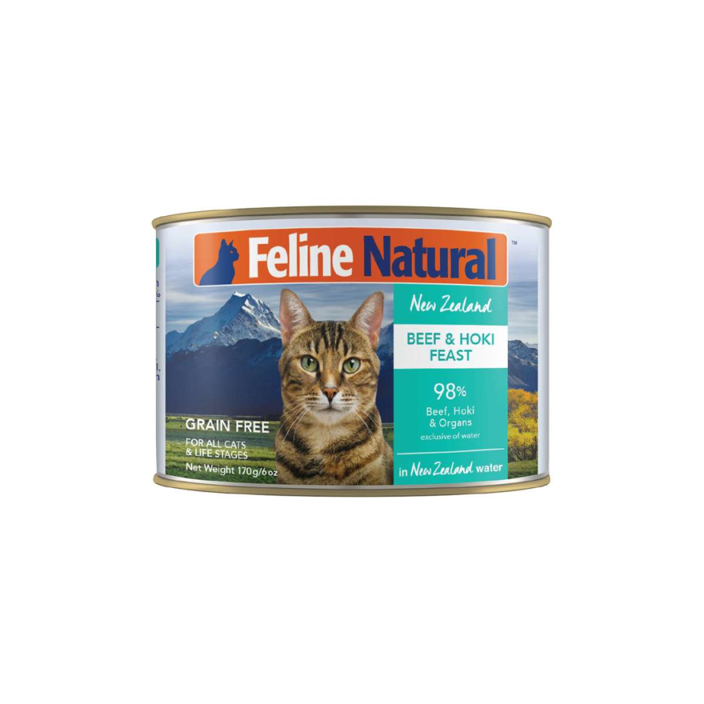 Feline Natural Beef & Hoki Cat Can, 6-oz image number null