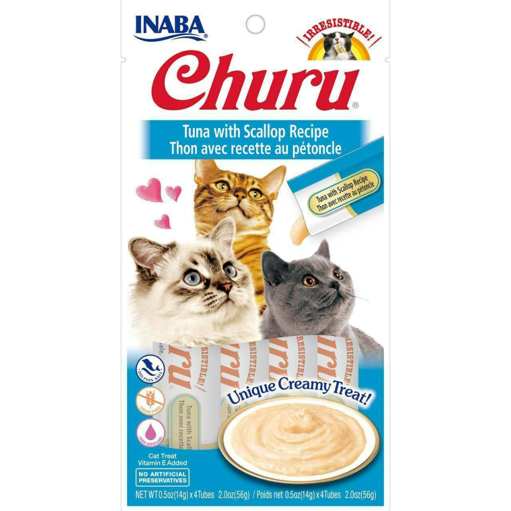 Cat Churu Puree Tuna With Scallop image number null