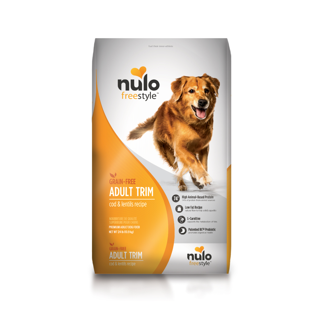 Nulo FreeStyle Adult Trim Dog Grain-Free Cod & Lentils Bag, 24-lb image number null