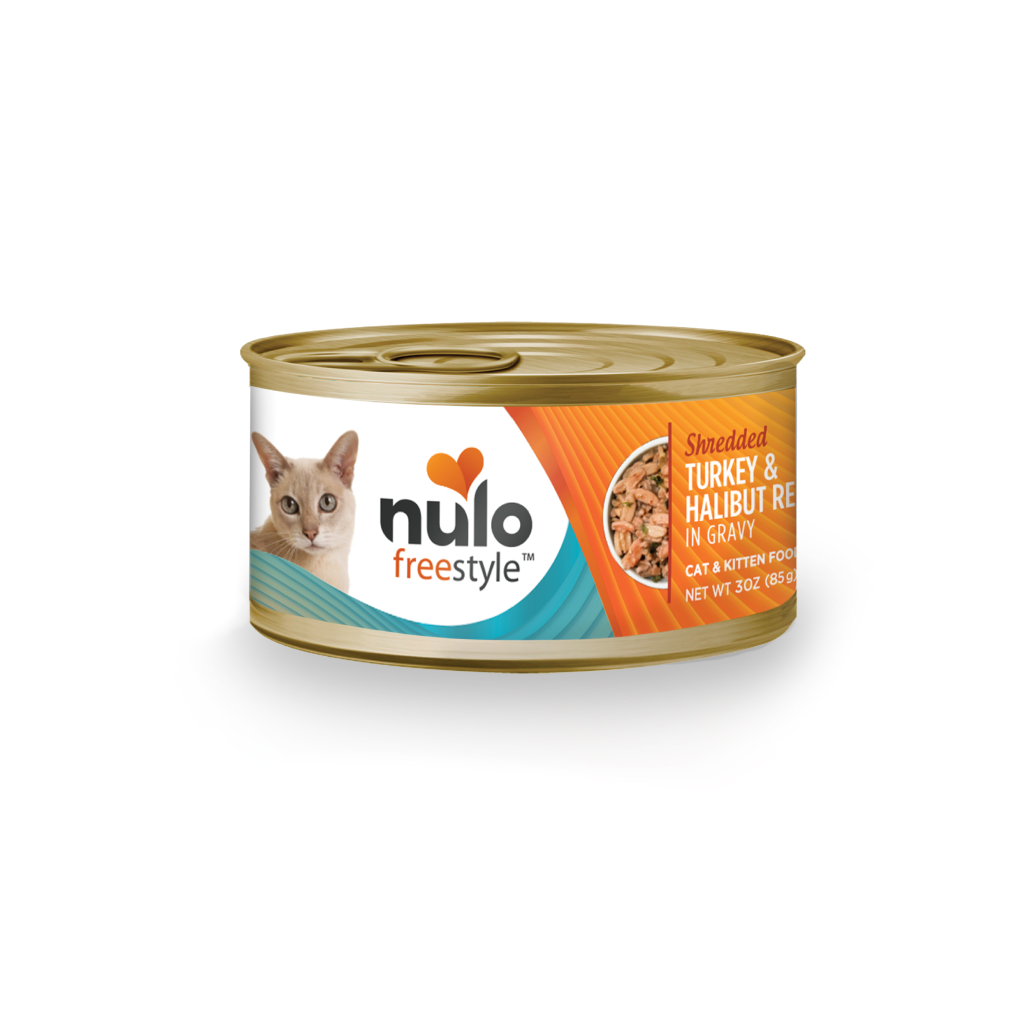 Nulo FreeStyle Cat Shredded Turkey & Halibut Can, 3-oz image number null