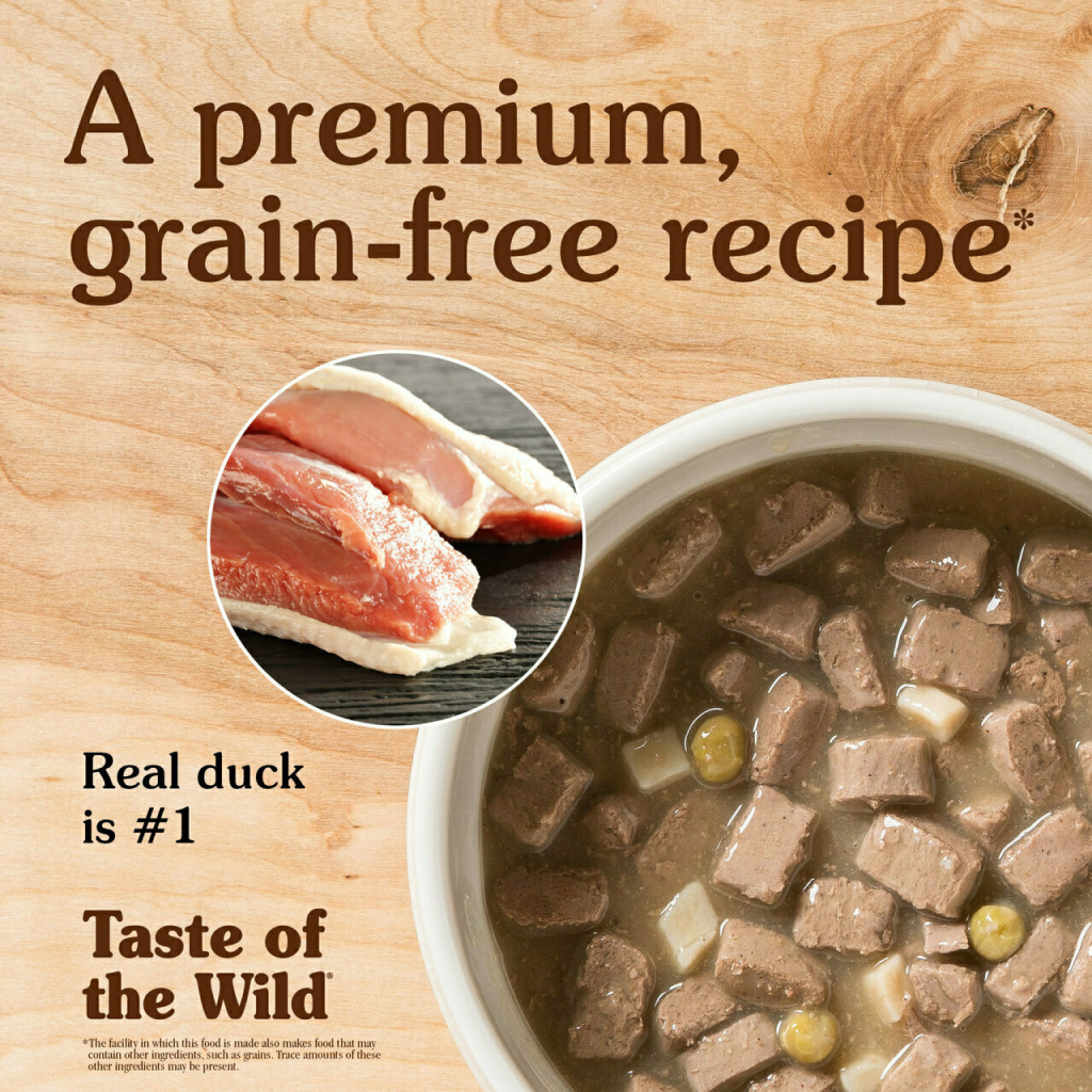 Taste Of The Wild  Wetlands Canine Formula With Fowl In Gravy 13-oz Can Dog Food image number null