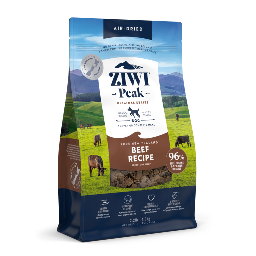 ZIWI Peak Air-Dried Beef Recipe Dog Food, 2.2-lb image number null