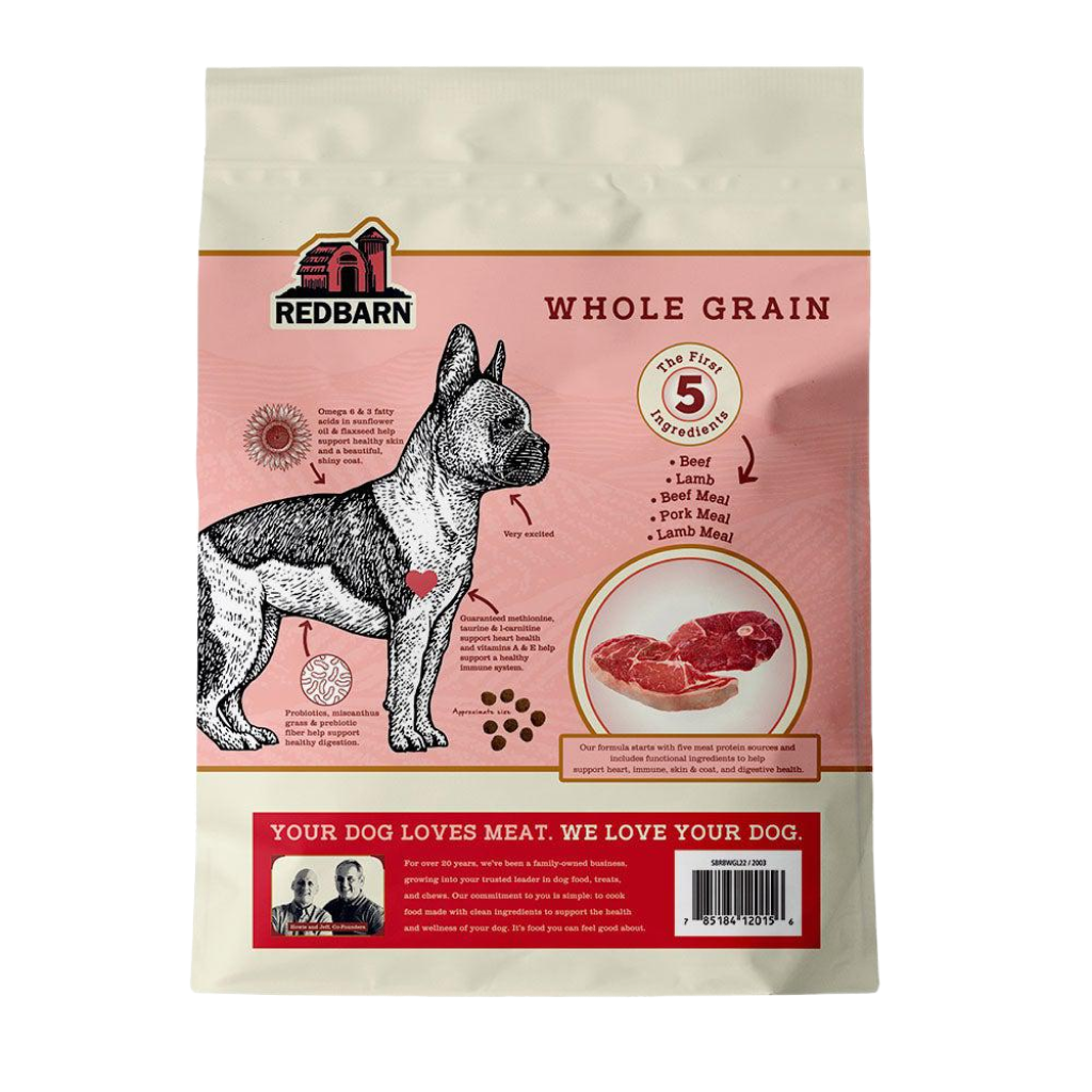 Redbarn Whole Grain Land Recipe Dog Food 22-lb Bag image number null