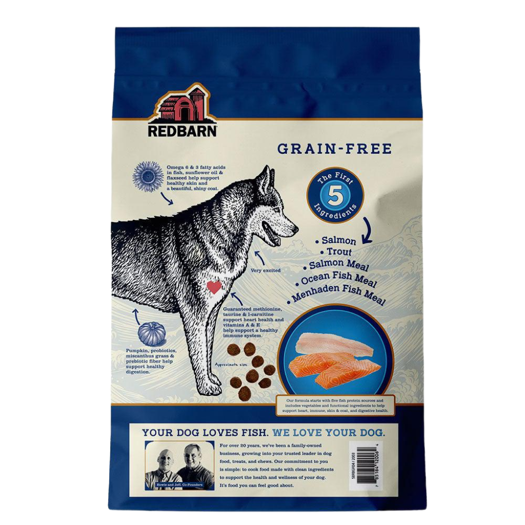 Redbarn Grain Free Ocean Recipe Dog Food 4-lb Bag image number null