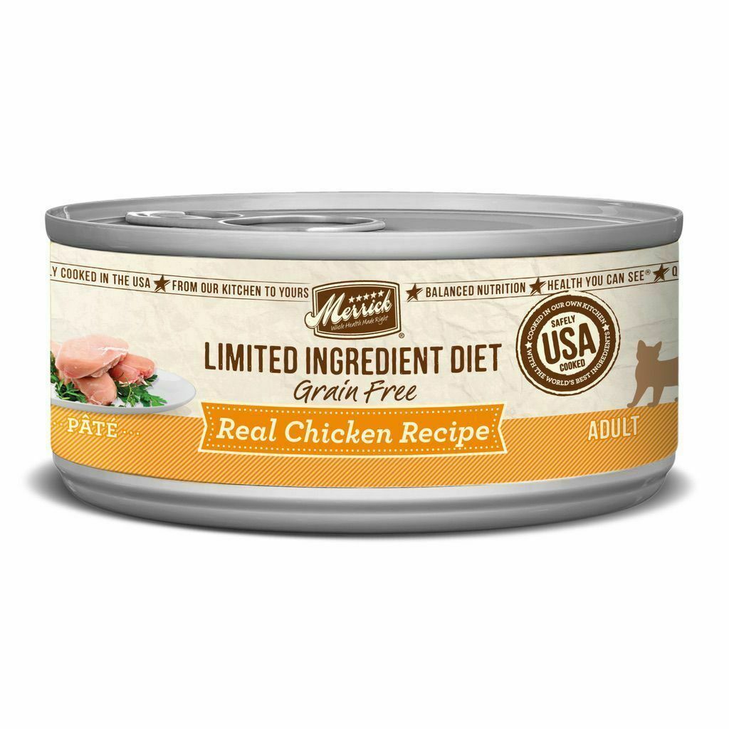 Merrick Limited Diet Ingredent Grain Free Real Chicken Recipe Pate image number null