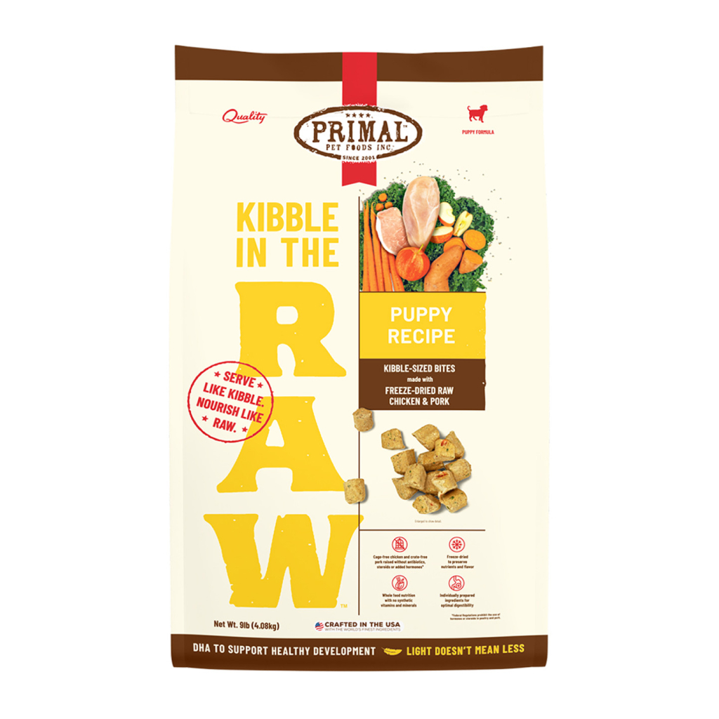 Primal Canine Puppy Recipe Kibble in the Raw, 9-lb image number null