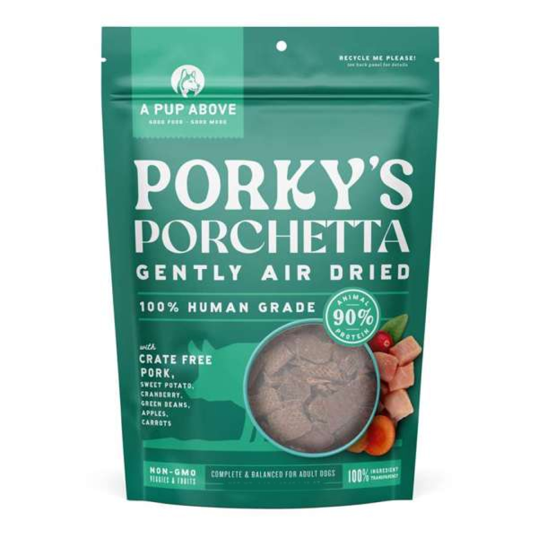 A Pup Above Porky's Porchetta Adult Gently Air Dried Dog Food, 1-lb image number null